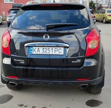 Чорний Cанг Йонг Korando, об'ємом двигуна 2 л та пробігом 216 тис. км за 7995 $, фото 4 на Automoto.ua