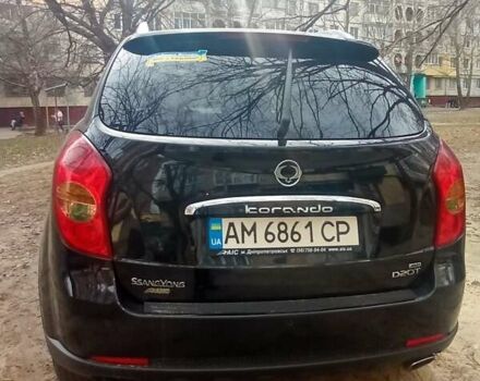 Чорний Cанг Йонг Korando, об'ємом двигуна 2 л та пробігом 163 тис. км за 9516 $, фото 2 на Automoto.ua