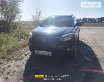 Чорний Cанг Йонг Korando, об'ємом двигуна 2 л та пробігом 240 тис. км за 10500 $, фото 3 на Automoto.ua