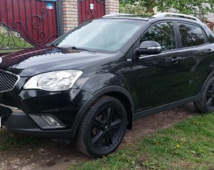 Чорний Cанг Йонг Korando, об'ємом двигуна 2 л та пробігом 215 тис. км за 7500 $, фото 1 на Automoto.ua