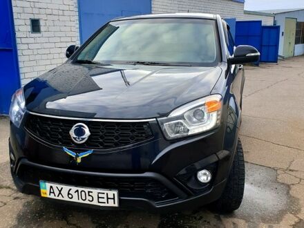 Чорний Cанг Йонг Korando, об'ємом двигуна 2 л та пробігом 93 тис. км за 8800 $, фото 1 на Automoto.ua