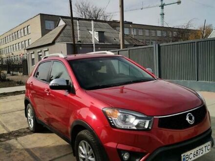 Червоний Cанг Йонг Korando, об'ємом двигуна 2 л та пробігом 100 тис. км за 10000 $, фото 1 на Automoto.ua