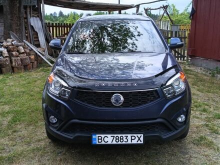 Синій Cанг Йонг Korando, об'ємом двигуна 2 л та пробігом 176 тис. км за 14300 $, фото 1 на Automoto.ua