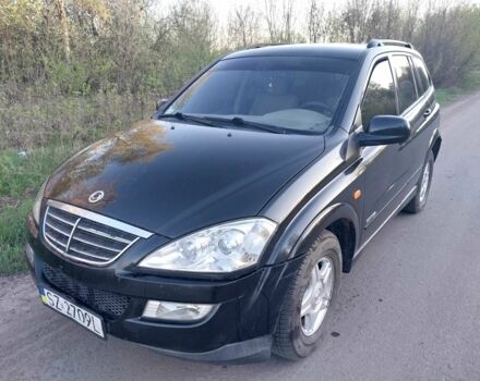 Чорний Cанг Йонг Kyron, об'ємом двигуна 2 л та пробігом 200 тис. км за 4500 $, фото 1 на Automoto.ua