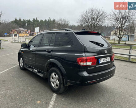 Чорний Cанг Йонг Kyron, об'ємом двигуна 2 л та пробігом 240 тис. км за 5900 $, фото 6 на Automoto.ua