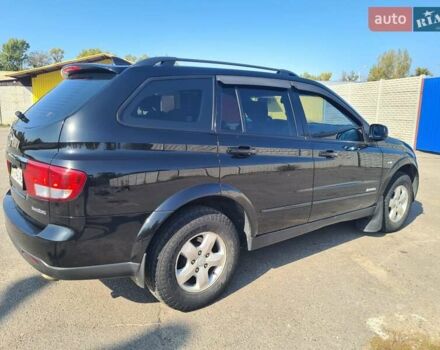 Чорний Cанг Йонг Kyron, об'ємом двигуна 2 л та пробігом 133 тис. км за 10000 $, фото 7 на Automoto.ua