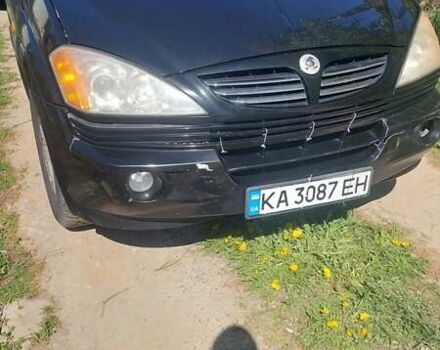 Чорний Cанг Йонг Kyron, об'ємом двигуна 2 л та пробігом 320 тис. км за 5000 $, фото 1 на Automoto.ua