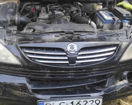Чорний Cанг Йонг Kyron, об'ємом двигуна 2 л та пробігом 330 тис. км за 1939 $, фото 1 на Automoto.ua
