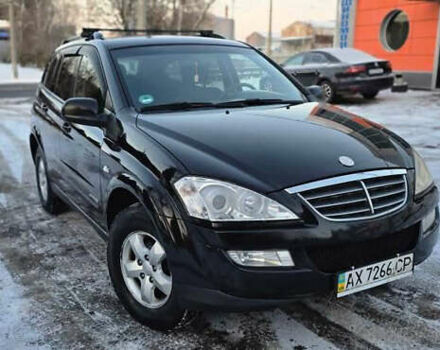 Чорний Cанг Йонг Kyron, об'ємом двигуна 2 л та пробігом 320 тис. км за 6000 $, фото 1 на Automoto.ua