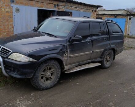 Черный Cанг Йонг Муссо, объемом двигателя 2.9 л и пробегом 255 тыс. км за 5953 $, фото 4 на Automoto.ua