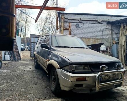 Зеленый Cанг Йонг Муссо, объемом двигателя 2.9 л и пробегом 356 тыс. км за 1500 $, фото 1 на Automoto.ua