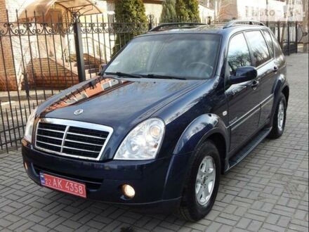 Синій Cанг Йонг Rexton II, об'ємом двигуна 2.7 л та пробігом 211 тис. км за 10500 $, фото 1 на Automoto.ua