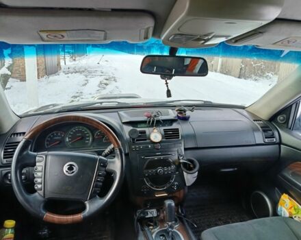 Черный Cанг Йонг Рекстон, объемом двигателя 2.7 л и пробегом 340 тыс. км за 7300 $, фото 3 на Automoto.ua