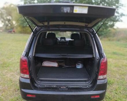 Черный Cанг Йонг Рекстон, объемом двигателя 2.7 л и пробегом 380 тыс. км за 7500 $, фото 1 на Automoto.ua