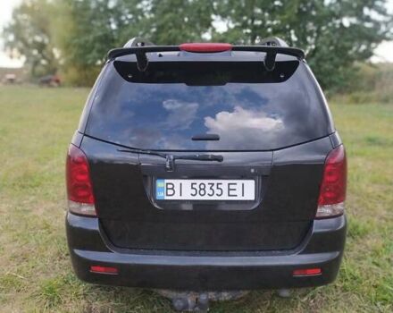 Черный Cанг Йонг Рекстон, объемом двигателя 2.7 л и пробегом 380 тыс. км за 7500 $, фото 4 на Automoto.ua