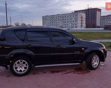 Черный Cанг Йонг Рекстон, объемом двигателя 2.7 л и пробегом 215 тыс. км за 7650 $, фото 10 на Automoto.ua