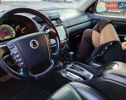 Черный Cанг Йонг Рекстон, объемом двигателя 2.7 л и пробегом 240 тыс. км за 7000 $, фото 14 на Automoto.ua