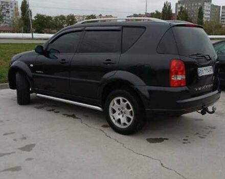 Черный Cанг Йонг Рекстон, объемом двигателя 2.7 л и пробегом 215 тыс. км за 7650 $, фото 14 на Automoto.ua