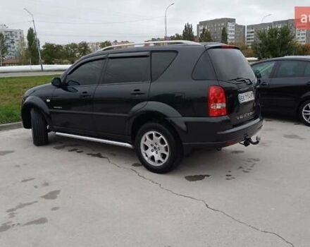 Черный Cанг Йонг Рекстон, объемом двигателя 2.7 л и пробегом 215 тыс. км за 7650 $, фото 3 на Automoto.ua