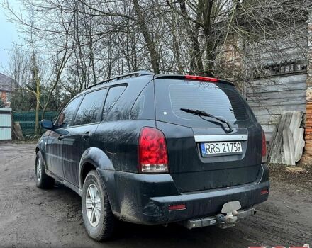 Черный Cанг Йонг Рекстон, объемом двигателя 2.7 л и пробегом 245 тыс. км за 2500 $, фото 5 на Automoto.ua