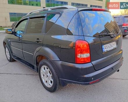 Черный Cанг Йонг Рекстон, объемом двигателя 2.7 л и пробегом 240 тыс. км за 7000 $, фото 4 на Automoto.ua