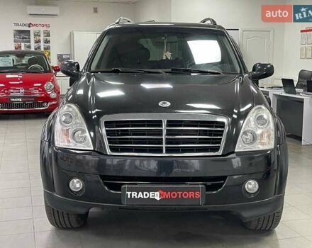 Черный Cанг Йонг Рекстон, объемом двигателя 2.7 л и пробегом 218 тыс. км за 7490 $, фото 4 на Automoto.ua