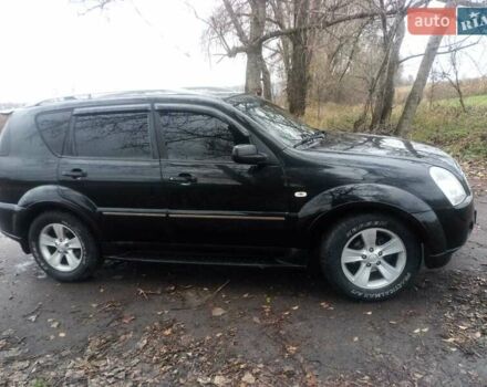 Черный Cанг Йонг Рекстон, объемом двигателя 2.7 л и пробегом 99 тыс. км за 10700 $, фото 7 на Automoto.ua