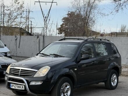 Черный Cанг Йонг Рекстон, объемом двигателя 2.7 л и пробегом 400 тыс. км за 3850 $, фото 1 на Automoto.ua