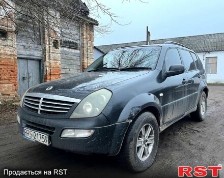 Черный Cанг Йонг Рекстон, объемом двигателя 2.7 л и пробегом 245 тыс. км за 2500 $, фото 1 на Automoto.ua