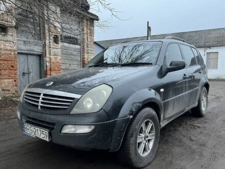 Черный Cанг Йонг Рекстон, объемом двигателя 2.7 л и пробегом 247 тыс. км за 2500 $, фото 1 на Automoto.ua