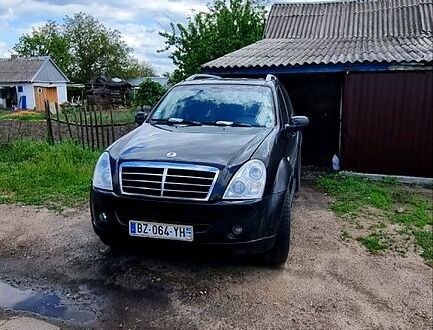 Черный Cанг Йонг Рекстон, объемом двигателя 2.7 л и пробегом 34000 тыс. км за 3100 $, фото 1 на Automoto.ua