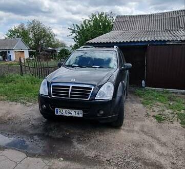 Черный Cанг Йонг Рекстон, объемом двигателя 2.7 л и пробегом 340 тыс. км за 4100 $, фото 1 на Automoto.ua