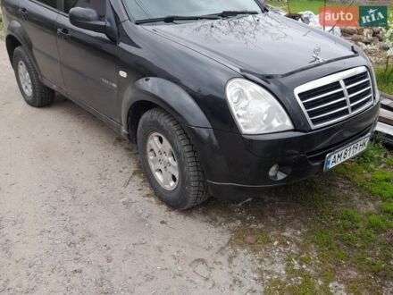 Чорний Cанг Йонг Rexton, об'ємом двигуна 2.7 л та пробігом 209 тис. км за 6000 $, фото 1 на Automoto.ua