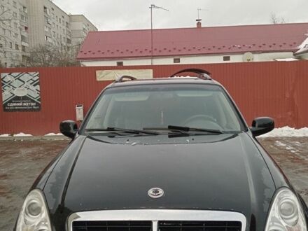 Черный Cанг Йонг Рекстон, объемом двигателя 2.7 л и пробегом 206 тыс. км за 6900 $, фото 1 на Automoto.ua