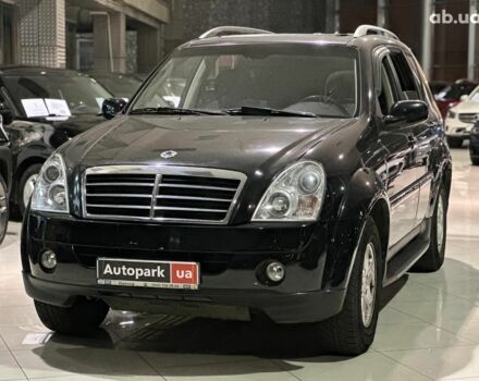 Черный Cанг Йонг Рекстон, объемом двигателя 2.7 л и пробегом 63 тыс. км за 11440 $, фото 1 на Automoto.ua