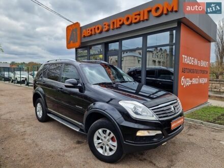Чорний Cанг Йонг Rexton, об'ємом двигуна 2.7 л та пробігом 201 тис. км за 9500 $, фото 1 на Automoto.ua