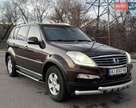 Коричневый Cанг Йонг Рекстон, объемом двигателя 2.7 л и пробегом 242 тыс. км за 11800 $, фото 1 на Automoto.ua