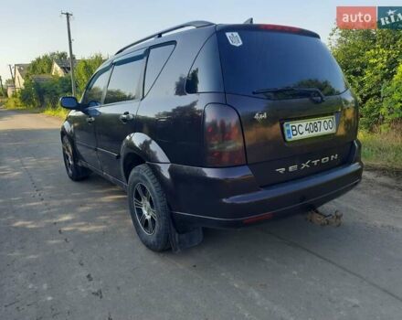 Красный Cанг Йонг Рекстон, объемом двигателя 2.7 л и пробегом 240 тыс. км за 6850 $, фото 3 на Automoto.ua