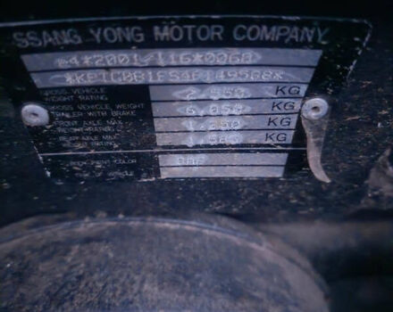 Cанг Йонг Rexton, об'ємом двигуна 0 л та пробігом 300 тис. км за 1600 $, фото 7 на Automoto.ua