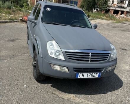 Серый Cанг Йонг Рекстон, объемом двигателя 2.7 л и пробегом 321 тыс. км за 3900 $, фото 1 на Automoto.ua