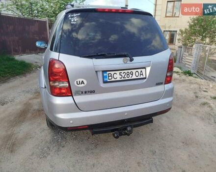 Серый Cанг Йонг Рекстон, объемом двигателя 2.7 л и пробегом 235 тыс. км за 7000 $, фото 5 на Automoto.ua