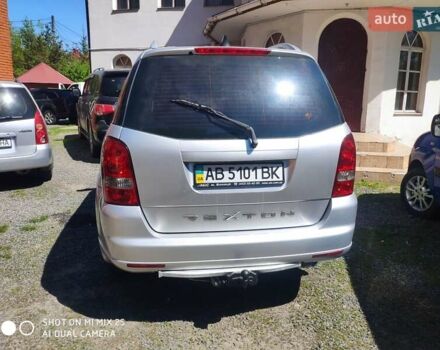 Сірий Cанг Йонг Rexton, об'ємом двигуна 2.7 л та пробігом 267 тис. км за 7400 $, фото 1 на Automoto.ua