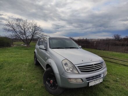 Серый Cанг Йонг Рекстон, объемом двигателя 2.7 л и пробегом 422 тыс. км за 4000 $, фото 1 на Automoto.ua