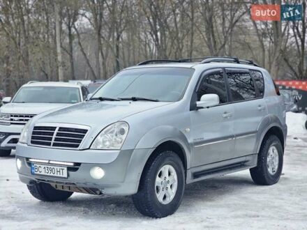 Серый Cанг Йонг Рекстон, объемом двигателя 2.7 л и пробегом 249 тыс. км за 7750 $, фото 1 на Automoto.ua