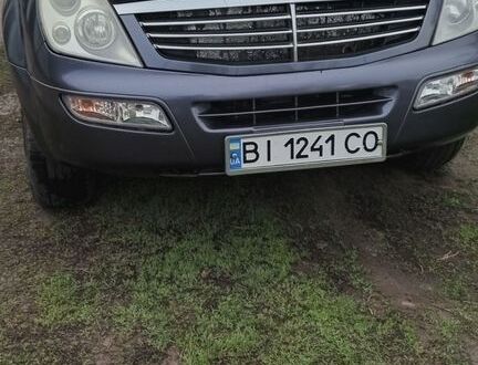 Сірий Cанг Йонг Rexton, об'ємом двигуна 2.7 л та пробігом 240 тис. км за 7800 $, фото 1 на Automoto.ua