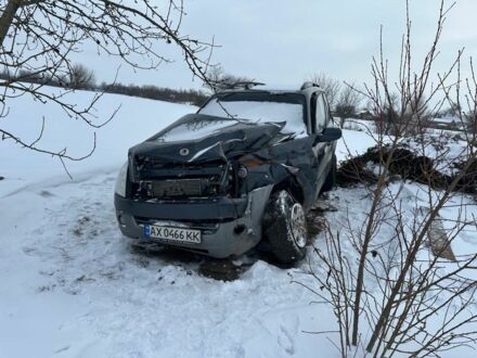 Серый Cанг Йонг Рекстон, объемом двигателя 2.7 л и пробегом 250 тыс. км за 3000 $, фото 1 на Automoto.ua