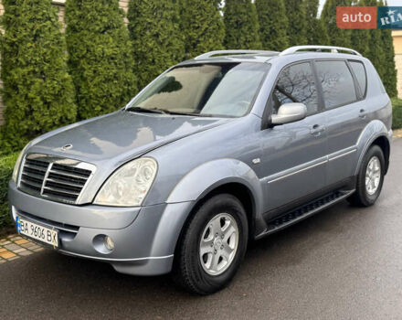 Серый Cанг Йонг Рекстон, объемом двигателя 2.7 л и пробегом 220 тыс. км за 8999 $, фото 1 на Automoto.ua