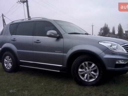 Серый Cанг Йонг Рекстон, объемом двигателя 2.7 л и пробегом 250 тыс. км за 13500 $, фото 1 на Automoto.ua