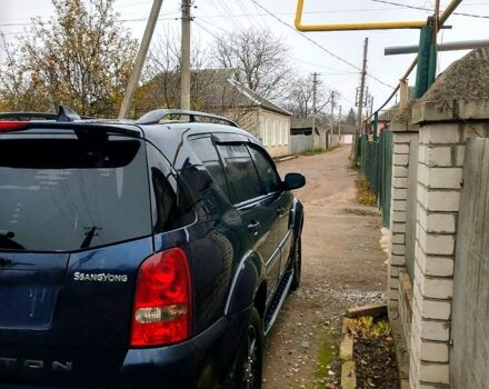 Синий Cанг Йонг Рекстон, объемом двигателя 2.7 л и пробегом 275 тыс. км за 8000 $, фото 2 на Automoto.ua