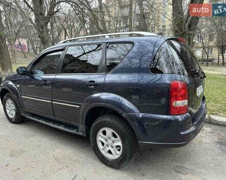 Синий Cанг Йонг Рекстон, объемом двигателя 2.7 л и пробегом 204 тыс. км за 7700 $, фото 1 на Automoto.ua